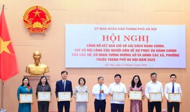 Hà Nội: Sở Nội vụ dẫn đầu Chỉ số cải cách hành chính năm 2025