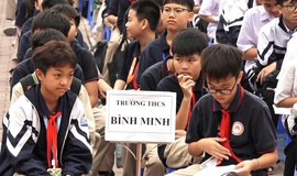 HƠN 1.200 EM HỌC SINH THAM DỰ KỲ THI OLYMPIC CÁC MÔN VĂN HOÁ CẤP THCS XÃ BÌNH MINH