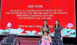 TẶNG XE LĂN - TRAO NIỀM VUI CHO NGƯỜI KHUYẾT TẬT - LAN TOẢ TINH THẦN NHÂN ÁI TRONG CỘNG ĐỒNG
