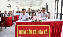 HÒA XÁ THAM DỰ HỘI NGHỊ TRỰC TUYẾN TIẾP XÚC CỬ TRI VỚI ỨNG CỬ VIÊN ĐẠI BIỂU QUỐC HỘI KHÓA XVI