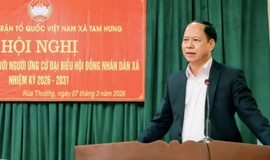 Chương trình hành động của ông Phạm Đình Phùng ứng cử đại biểu HĐND xã nhiệm kỳ 2026-2031, đơn vị bầu cử số 4