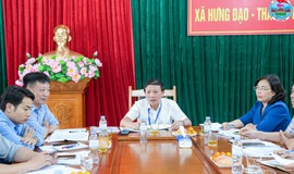 ĐẢNG ỦY XÃ HƯNG ĐẠO TỔ CHỨC HỘI NGHỊ LÀM VIỆC VỚI VĂN PHÒNG ĐẢNG ỦY, VĂN PHÒNG HĐND&UBND XÃ