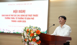 Xã Thuận An giao ban Bí thư các Chi, Đảng bộ trực thuộc, trưởng thôn, Tổ trưởng Tổ dân phố tháng 4 năm 2026