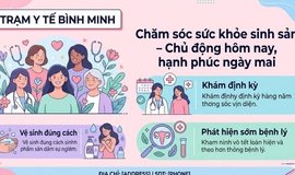  TĂNG CƯỜNG CHĂM SÓC SỨC KHỎE SINH SẢN CHO PHỤ NỮ TẠI TRẠM Y TẾ XÃ BÌNH MINH