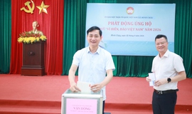 Ủy ban MTTQ Việt Nam xã Minh Châu phát động ủng hộ Quỹ “Vì biển, đảo Việt Nam” năm 2026.