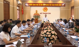 Đoàn kiểm tra Liên ngành Thành phố làm việc với 12 xã về công tác quản lý giết mổ, hinh doanh động vật và sản phẩm động vật.