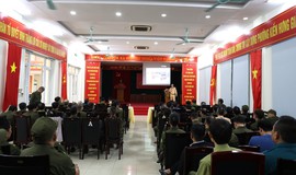 Phường Kiến Hưng tập huấn kỹ năng điều khiển, phân luồng giao thông đối với lực lượng an ninh cơ sở