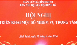 BÌNH MINH KHẨN TRƯƠNG CHUẨN BỊ LỄ HỘI BÌNH ĐÀ 2026 VỚI NHIỀU HOẠT ĐỘNG VĂN HOÁ ĐẶC SẮC TÔN VINH ĐỨC QUỐC TỔ LẠC LONG QUÂN