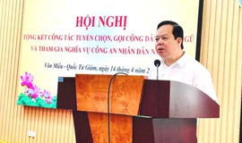PHƯỜNG VĂN MIẾU - QUỐC TỬ GIÁM BẢO ĐẢM CÔNG KHAI, DÂN CHỦ TRONG CÔNG TÁC TUYỂN QUÂN