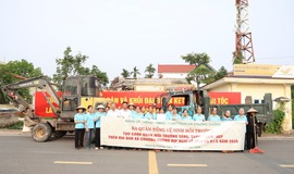 Xã Chương Dương ra quân tổng vệ sinh môi trường dịp nghỉ lễ 30/4 và 1/5