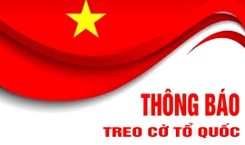 Thông báo về việc treo cờ Tổ quốc