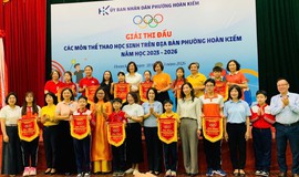 Phường Hoàn Kiếm tổ chức giải thể thao học sinh phổ thông năm học 2025 - 2026