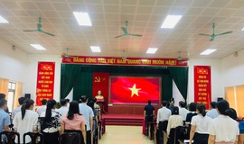 Tam Hưng tổ chức sinh hoạt dưới cờ, triển khai nhiệm vụ trọng tâm tháng 4/2026