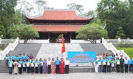 Công đoàn phường Long Biên tổ chức Lễ báo công và vinh danh 14 cá nhân xuất sắc tại Khu di tích K9 Đá Chông