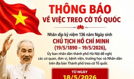 Xã Bình Minh đẩy mạnh tuyên truyền treo cờ Tổ quốc nhân kỷ niệm 136 năm ngày sinh Chủ tịch Hồ Chí Minh