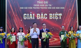 Chung khảo Hội thi “Báo cáo viên, tuyên truyền viên giỏi” phường Hoàn Kiếm năm 2026