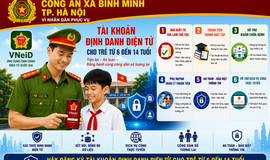 TÀI KHOẢN ĐỊNH DANH ĐIỆN TỬ CHO HỌC SINH TỪ 6 ĐẾN DƯỚI 14 TUỔI – XÂY DỰNG NỀN TẢNG CÔNG DÂN SỐ TỪ SỚM