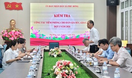 Kiểm tra công tác phòng chống dịch bệnh cho đàn gia súc, gia cầm tại xã Phù Đổng 