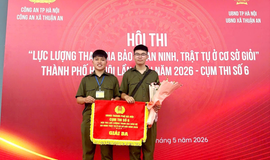 Chúc mừng phường Việt Hưng đạt giải ba tại Hội thi “Lực lượng tham gia bảo vệ an ninh, trật tự cơ sở giỏi” thành phố Hà Nội lần thứ I năm 2026 - Cụm thi đua số 6