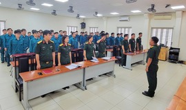BAN CHQS PHƯỜNG VĂN MIẾU - QUỐC TỬ GIÁM KHAI MẠC HUẤN LUYỆN DÂN QUÂN CƠ ĐỘNG NĂM 2026