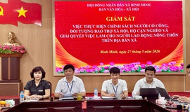 XÃ BÌNH MINH: CHĂM LO AN SINH XÃ HỘI BẰNG NHỮNG VIỆC LÀM CỤ THỂ, THIẾT THỰC
