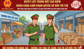 Phường Long Biên thực hiện Công điện số 38/CĐ-TTg ngày 05/5/2026 của Thủ tướng Chính phủ về tập trung chỉ đạo thực hiện quyết liệt các giải pháp đấu tranh, ngăn chặn, xử lý hành vi xâm phạm quyền sở hữu trí tuệ