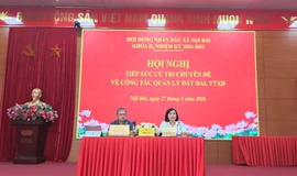 HĐND xã Nội Bài tiếp xúc cử tri chuyên đề về công tác quản lý đất đai, trật tự xây dựng