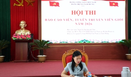 Tam Hưng: Chọn 6 thí sinh xuất sắc vào chung khảo Hội thi Báo cáo viên, Tuyên truyền viên giỏi năm 2026