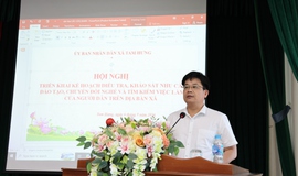 TAM HƯNG KHẢO SÁT NHU CẦU ĐÀO TẠO NGHỀ, CHUYỂN ĐỔI VIỆC LÀM CHO NGƯỜI DÂN