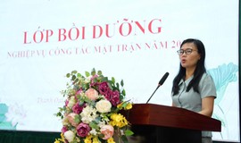 BỒI DƯỠNG NGHIỆP VỤ CÔNG TÁC MẶT TRẬN CHO CÁN BỘ 4 XÃ THANH OAI, BÌNH MINH, TAM HƯNG, DÂN HÒA