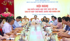 Cử tri đơn vị bầu cử số 7 TP Hà Nội kiến nghị nghiên cứu kè kiên cố 2 bên mép sông Hồng