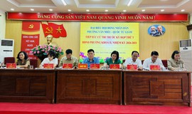 ĐƠN VỊ BẦU CỬ SỐ 1, 2 PHƯỜNG VĂN MIẾU - QUỐC TỬ GIÁM TỔ CHỨC HỘI NGHỊ TIẾP XÚC CỬ TRI TRƯỚC KỲ HỌP THỨ 3 HĐND PHƯỜNG KHÓA II, NHIỆM KỲ 2026 - 2031