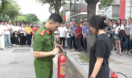 Công an phường Kiến Hưng tuyên truyền, tập huấn kỹ năng PCCC