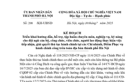 PHƯỜNG HỒNG HÀ: TẬP TRUNG NÂNG CAO NGHIỆP VỤ CHO ĐỘI NGŨ CÁN BỘ THEO MÔ HÌNH CHÍNH QUYỀN 02 CẤP