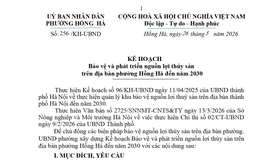 PHƯỜNG HỒNG HÀ TRIỂN KHAI KẾ HOẠCH BẢO VỆ VÀ PHÁT TRIỂN NGUỒN LỢI THỦY SẢN ĐẾN NĂM 2030