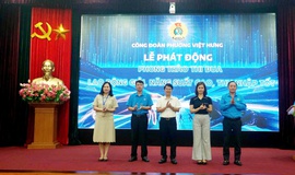 Công đoàn phường Việt Hưng tổ chức Hội nghị sơ kết công tác Công đoàn 06 tháng đầu năm - Tổng kết công tác Tháng Công nhân năm 2026 - Tập huấn công tác tài chính năm 2026