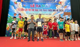 PHƯỜNG HỒNG HÀ TỔ CHỨC LỄ RA MẮT CÁC CÂU LẠC BỘ THỂ DỤC THỂ THAO THIẾU NHI HÈ NĂM 2026