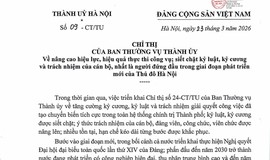 Phường Hồng Hà tăng cường tuyên truyền, quán triệt Chỉ thị số 09-CT/TU của Ban Thường vụ Thành ủy Hà Nội