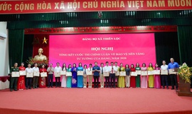 Xã Thiên Lộc tổng kết Cuộc thi Chính luận bảo vệ nền tảng tư tưởng của Đảng và triển khai nhiệm vụ 6 tháng cuối năm 2026 của Ban công tác 35
