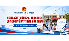 Chấn chỉnh và đưa hoạt động dạy thêm, học thêm trên địa bàn xã Mỹ Đức đi vào nền nếp