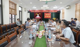 Sở Nông nghiệp và Môi trường Hà Nội kiểm tra công tác định vị mốc ranh giới sơ bộ dự án Đầu tư xây dựng Khu đô thị đa mục tiêu Bắc Thăng Long Urban City tại xã Thiên Lộc