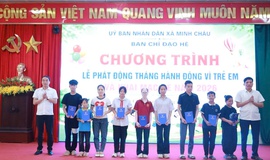 Xã Minh Châu phát động Tháng hành động vì trẻ em và khai mạc Hè năm 2026