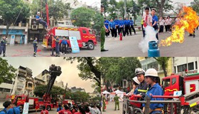 Tuyên truyền, trải nghiệm PCCC & CNCH cho đoàn viên, thanh thiếu nhi Phường Hoàn Kiếm