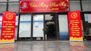 Các Điểm Phục vụ hành chính công rực rỡ sắc cờ chào mừng Đại hội XIV của Đảng