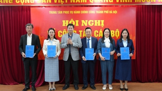 Kiện toàn đội ngũ lãnh đạo, tạo khí thế mới cho năm công tác 2026 tại Trung tâm Phục vụ hành chính công thành phố Hà Nội