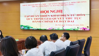 Trung tâm Phục vụ hành chính công phối hợp triển khai điện tử hóa quy trình thủ tục hành chính về đất đai