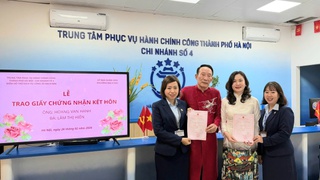 Chi nhánh số 4: Rút ngắn 9 ngày giải quyết thủ tục kết hôn cho công dân có quốc tịch Canada