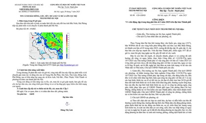 HƯỚNG DẪN 
Các biện pháp phòng chống bão số 3 trên địa bàn phường Bạch Mai