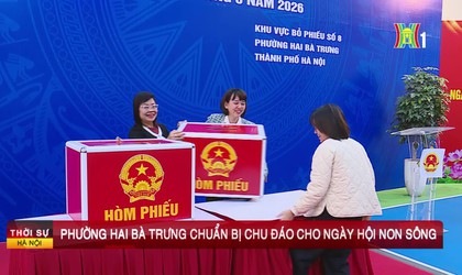 Phường Hai Bà Trưng - chuẩn bị chu đáo cho Ngày hội non sông.