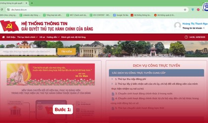 
Hướng dẫn nộp Đảng phí cho cá nhân Đảng viên